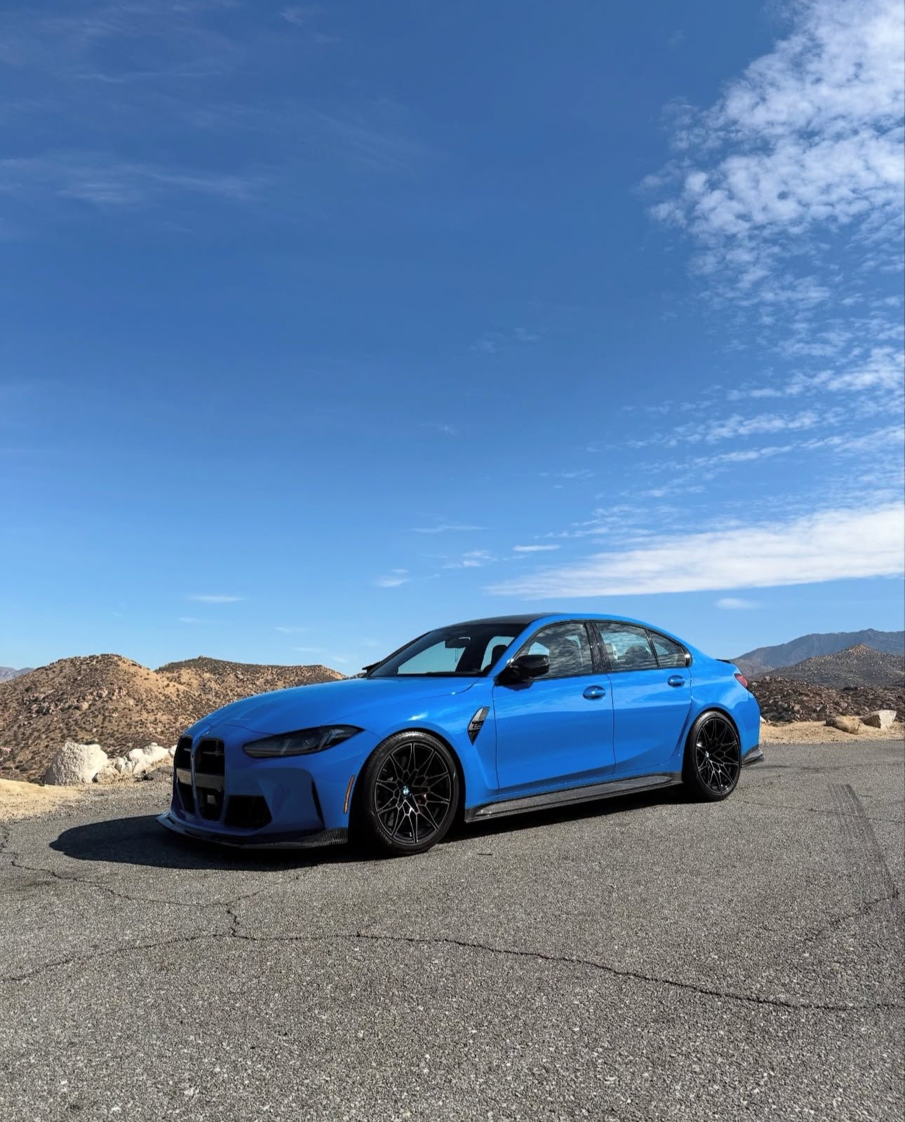 OEM Style Carbon Fiber Side Skirt w/ lip V2- BMW BMW M3 / M4 (G80 / G82 / G83)