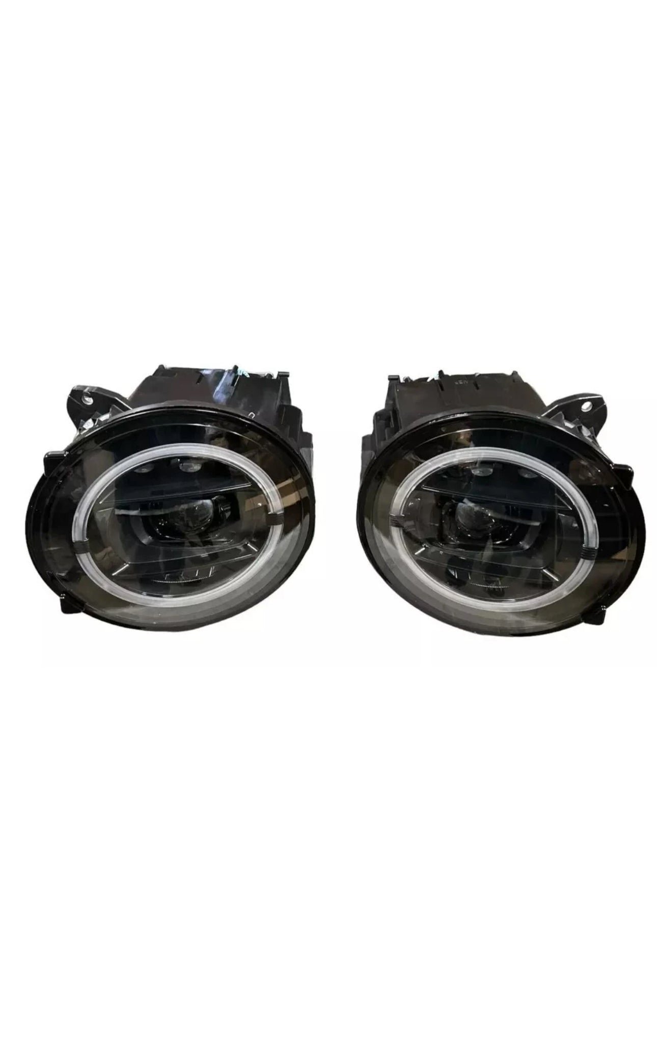 Replacement W464 OE Style Black Headlights For Mercedes-Benz G-Wagon 2019-2025