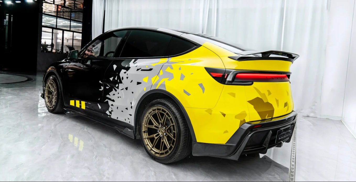 Dry Carbon Fiber Side Skirt - Tesla Model Y Juniper 2025 2026