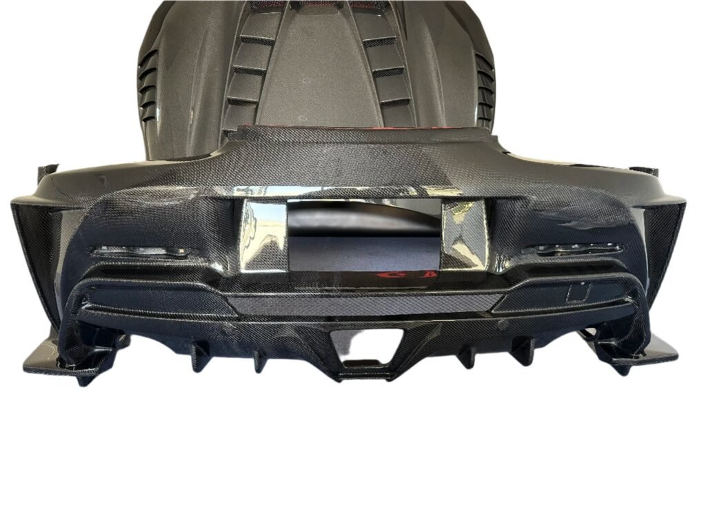 Carbon Fiber Fully Exposed Rear ING Style Bumper - Toyota Gr Supra A90 A91 Mk5