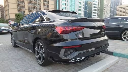 Gloss Black Rear Diffuser - AUDI A3 8Y S-Line 2020-2024