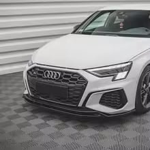 M Style Gloss Black Front Splitter Lip - Audi A3 8Y S3 S-Line 2020-2024