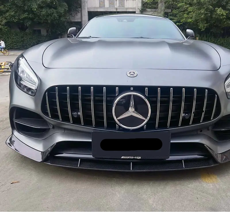Dry Carbon Fiber Front Splitter Lip - Mercedes Benz AMG GT GTS GTC C190