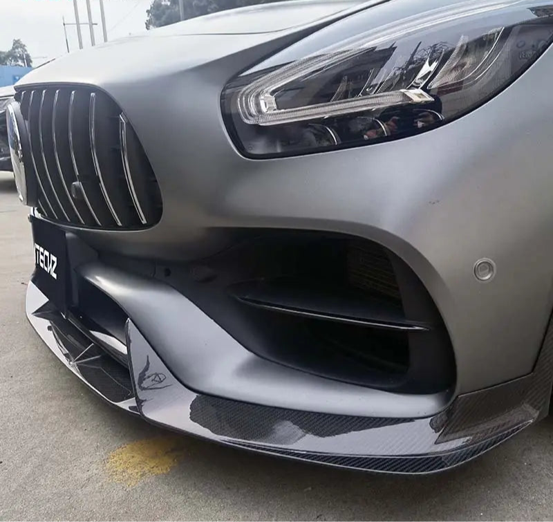 Dry Carbon Fiber Front Splitter Lip - Mercedes Benz AMG GT GTS GTC C190