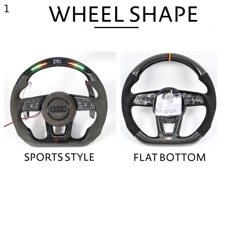 Full Custom Carbon Fiber Steering Wheel - Audi S/RS 3,4,5 2016+ - 图片 6