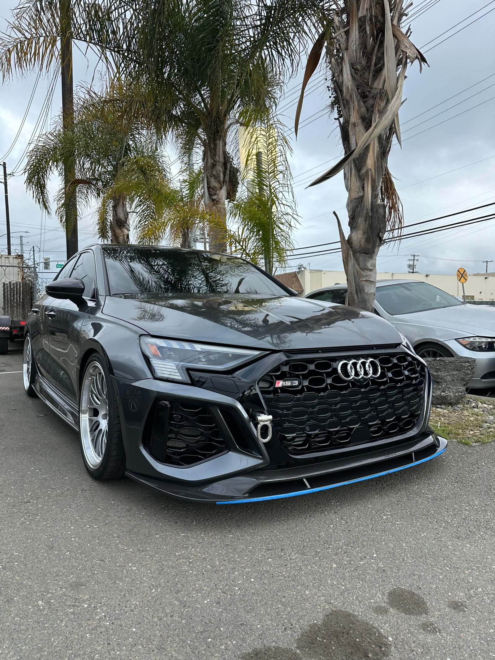 Carbon Fiber Front Lip for Audi RS3 Sedan / Sportsback 8Y - 图片 6