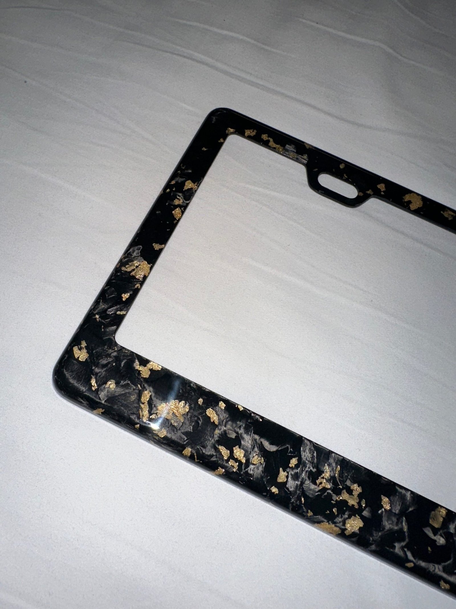 Colored Forged Carbon Fiber Universal License Plate Frame - 图片 7