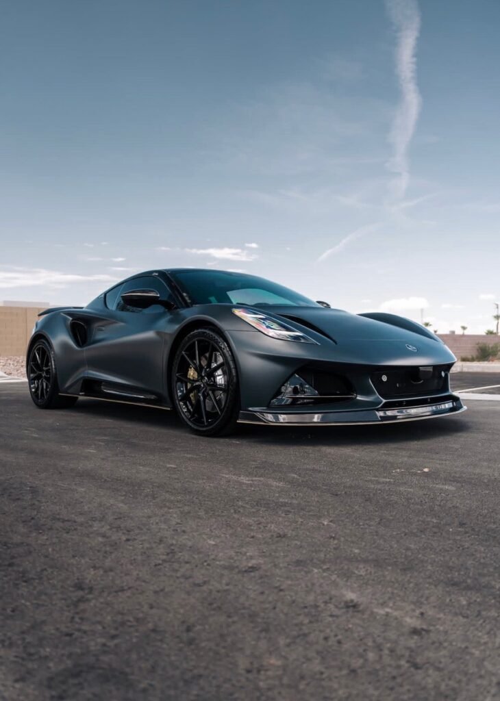 Carbon Fiber V Style Front Lip - Lotus Emira