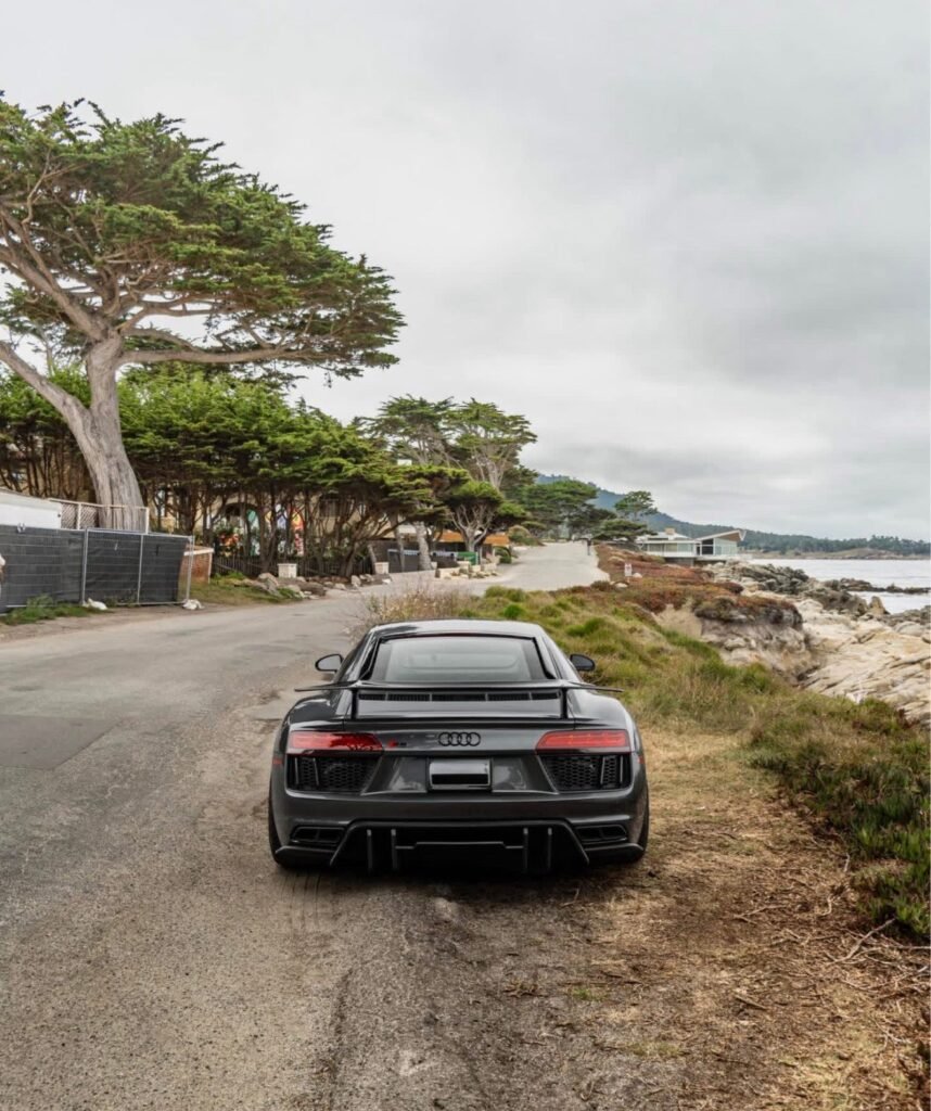 Carbon Fiber V-Style  Rear Diffuser - Audi R8