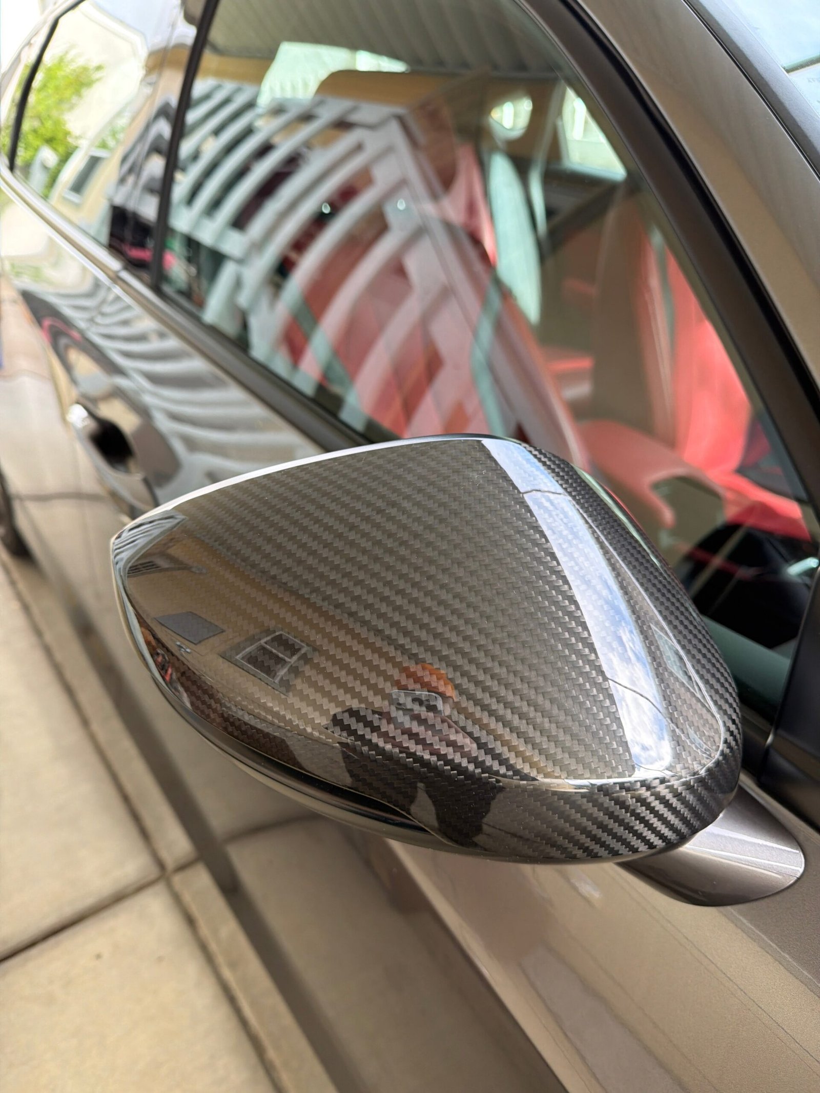 Carbon Fiber Side mirror Cap Cover - Acura Integra A-Spec Type S DE4 DE5 2022-2026