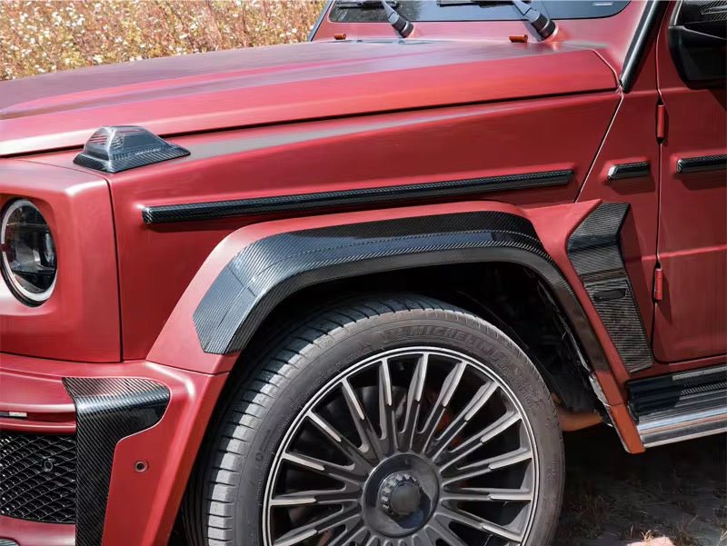 Carbon fiber fender wheel flares trim - Mercedes Benz G wagon W465 2024+
