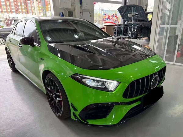 Carbon Fiber Vented Engine hood - Mercedes Benz AMG A35/A35L