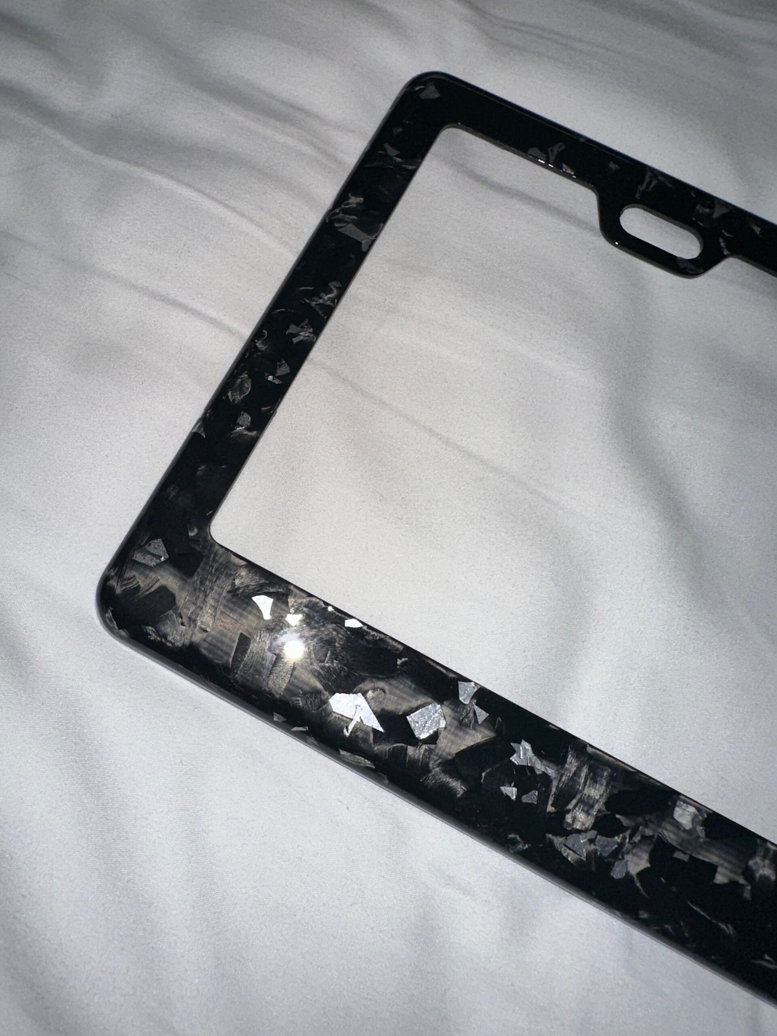 Colored Forged Carbon Fiber Universal License Plate Frame - 图片 11