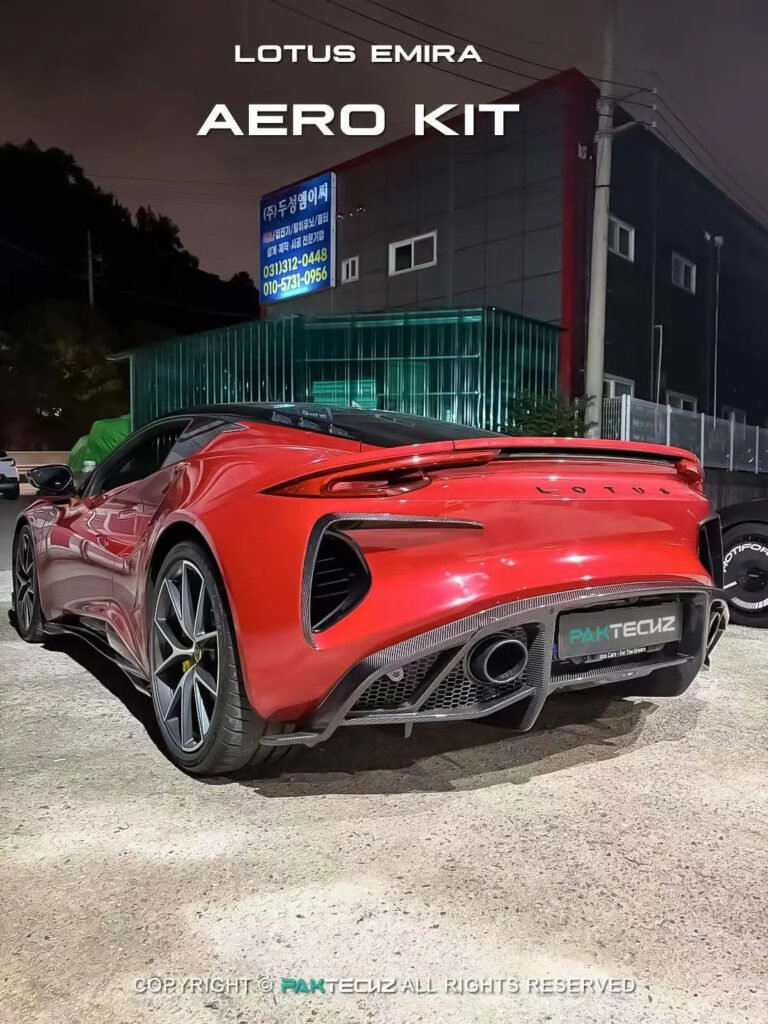 Lotus EMIRA Paktechz Design Carbon Fiber Rear Canards 2022+