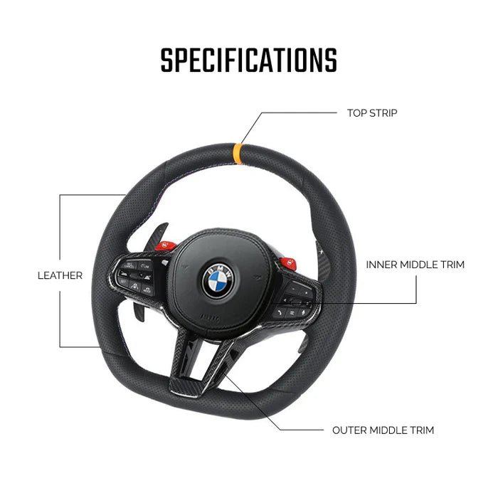 BMW G-Series LCI Face Lift Conversion Plug & Play Custom Steering Wheel
