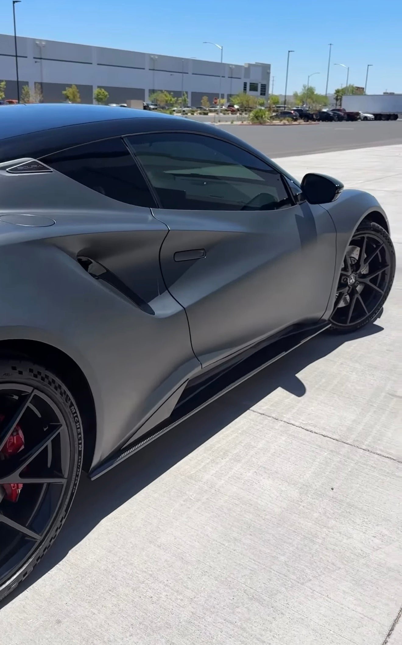 Carbon Fiber V Style Side Skirt Rocker Panel - Lotus Emira