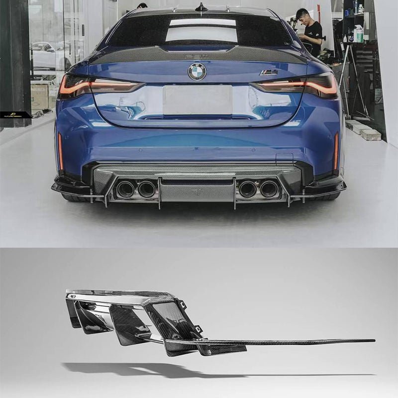 Prepreg Carbon Fiber FD Style Rear Diffuser - BMW G80 M3 G82 M4