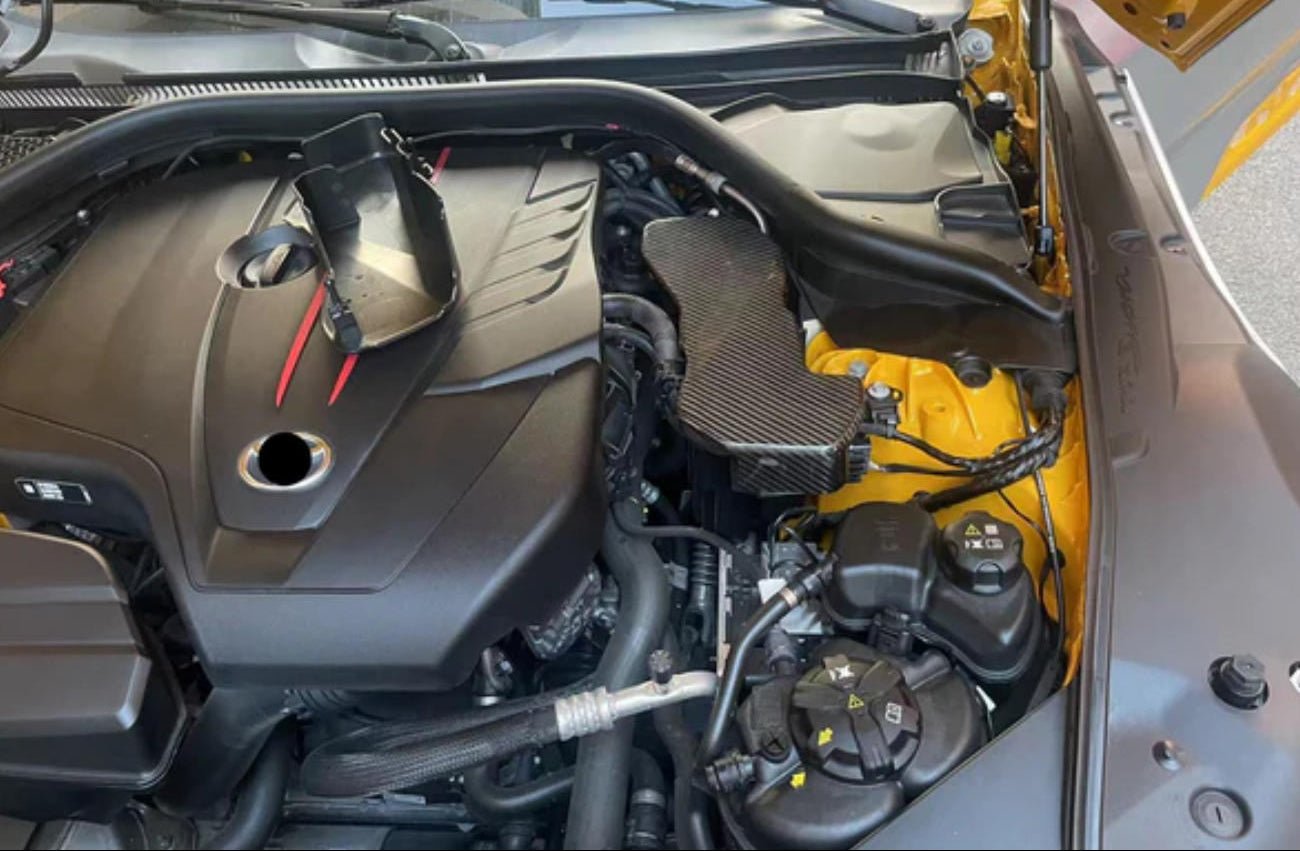 Dry Carbon Fiber OE Style Engine ECU Cover - Toyota Gr Supra A90 A91 Mk5