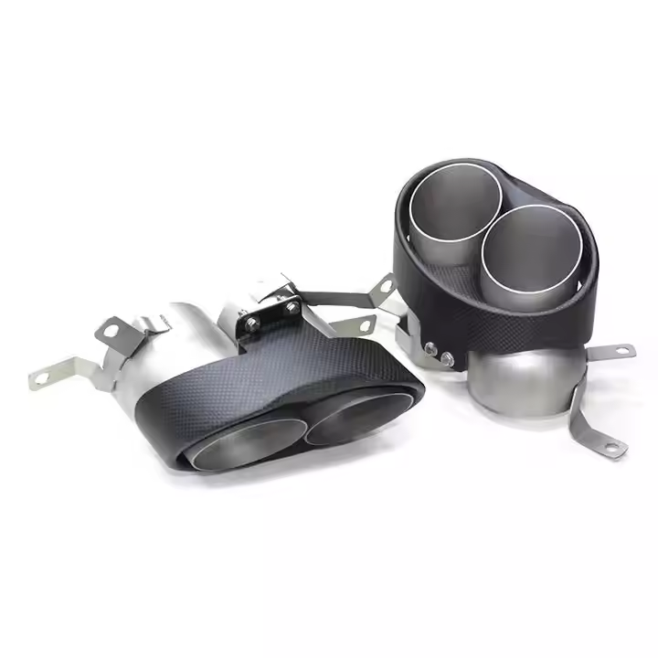 Carbon Fiber Exhaust tip - Audi A3 A4 A5 A6 A7 S3 S4 S5 S6 S7 RS3 RS4 RS5 RS6 RS7