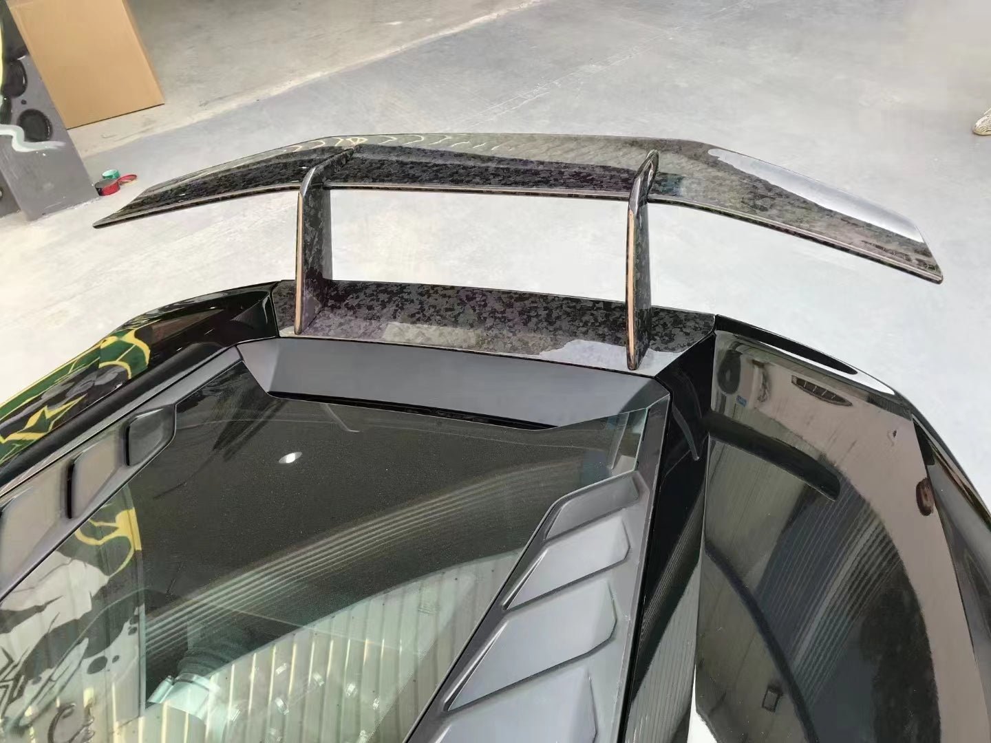 Carbon Fiber Perf Style Rear Wing - Lamborghini Huracan
