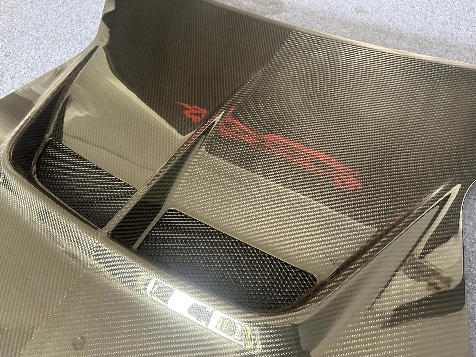 Carbon Fiber V Style Hood Bonnet - Lotus Emira