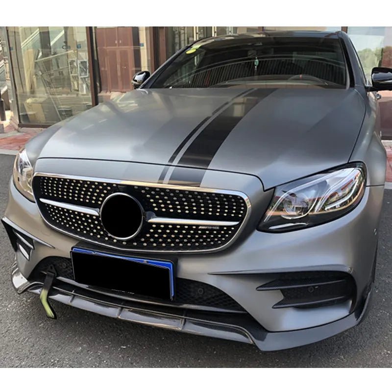 Carbon Fiber BRBS Style Front Splitter lip - Mercedes Benz W213 E Class E53 E43 E400 Sport 2016-2020 W213