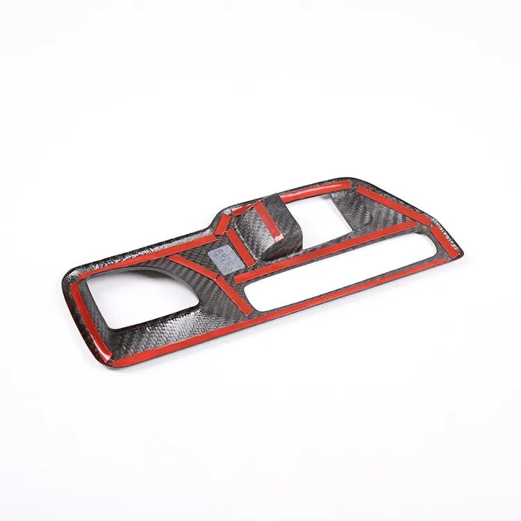 Carbon Fiber Center Control Gear Shift Button Panel Cover - Toyota GR Supra A90 2019+