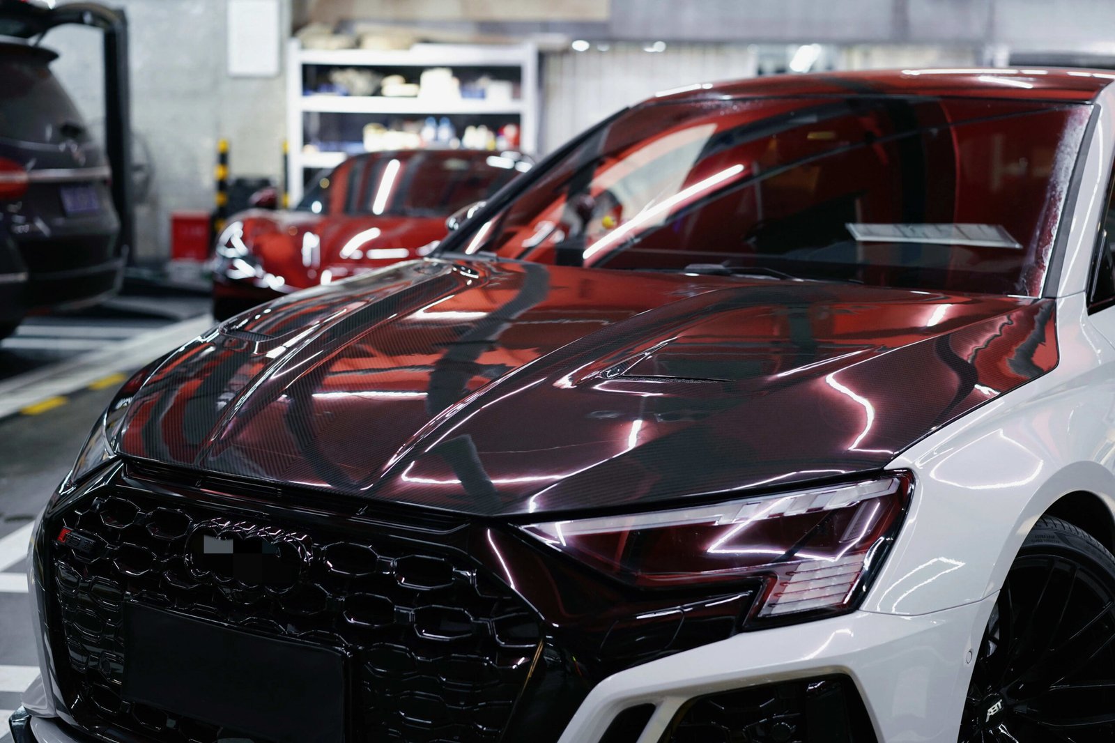 dry carbon fiber Engine hood - Audi RS3 (8Y) - 图片 4