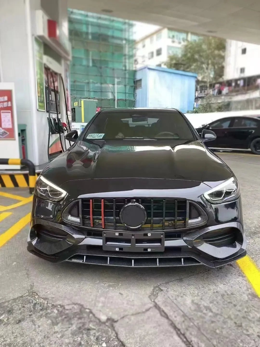 Carbon Fiber BRB Front Splitter Lip - Mercedes Benz C Class W206 C63 C43
