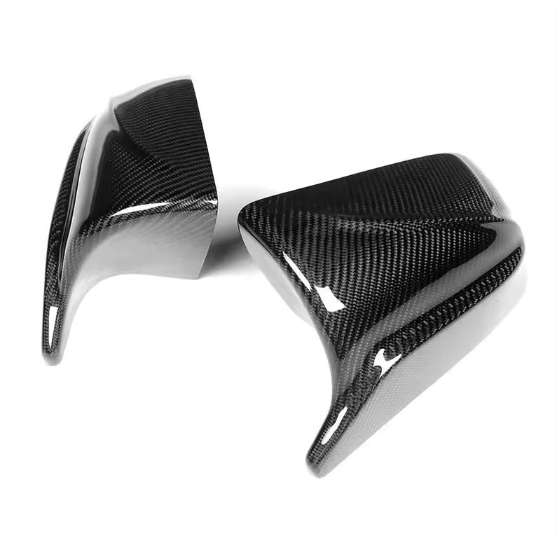 M style Carbon Fiber Mirror Caps - Tesla Model 3