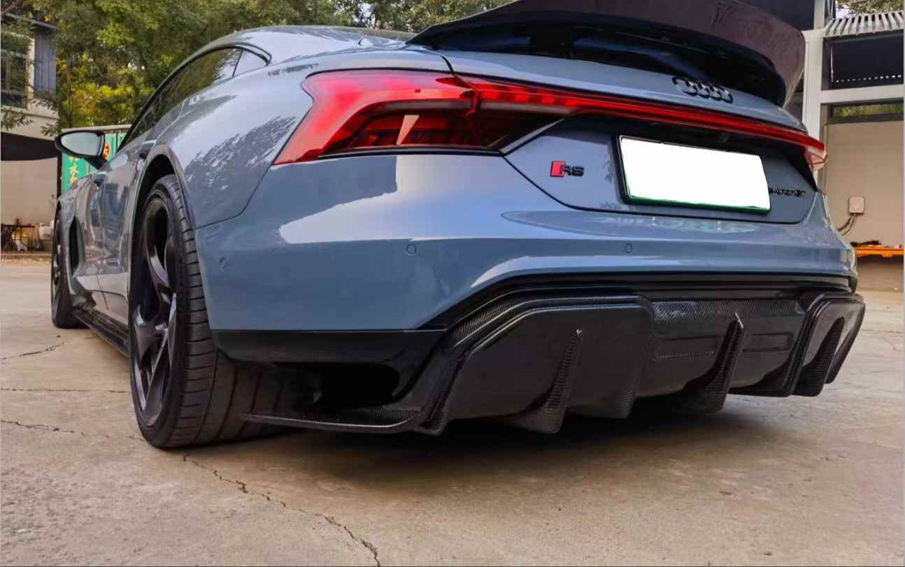 Carbon Fiber Rear Diffuser - Audi E-TRON GT