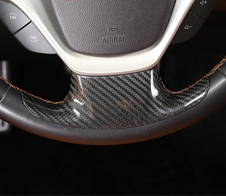 Carbon Fiber Steering Wheel Trim - Chevrolet Corvette C7 Stingray Z06