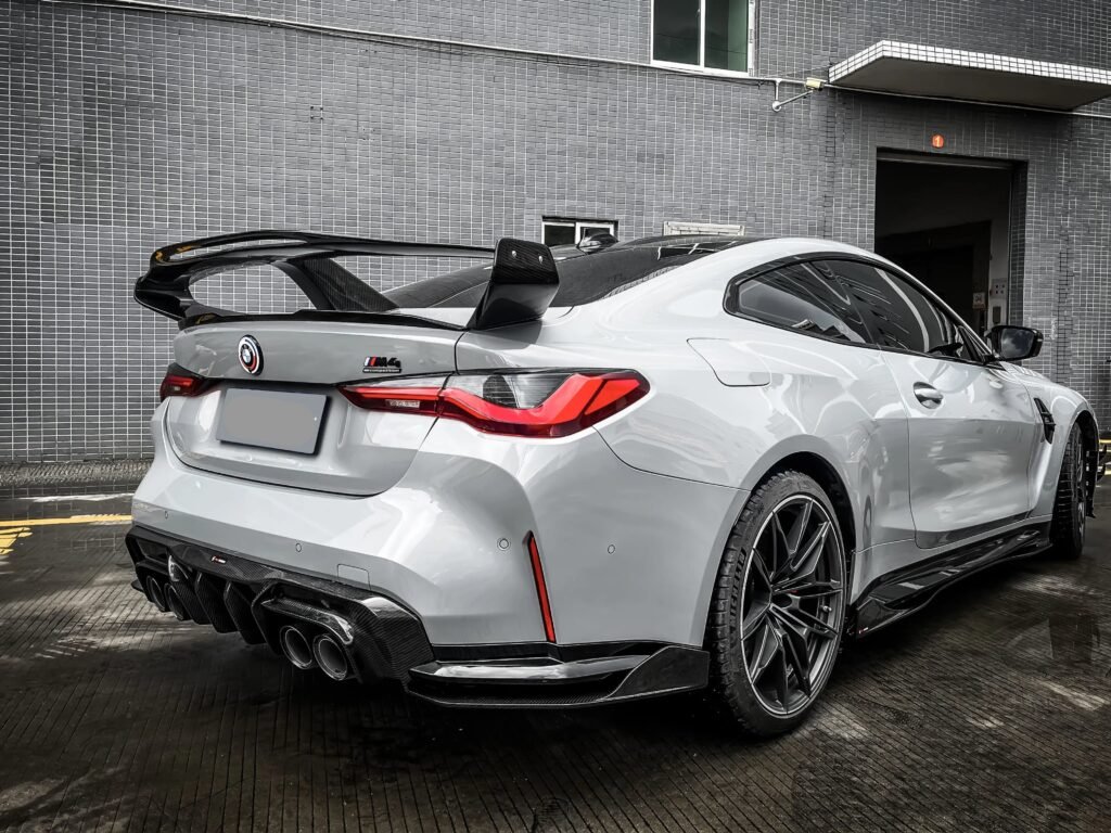 Prepreg Carbon Fiber TK Agressive Large Rear Trunk Wing - BMW M3 G80 M4 G82