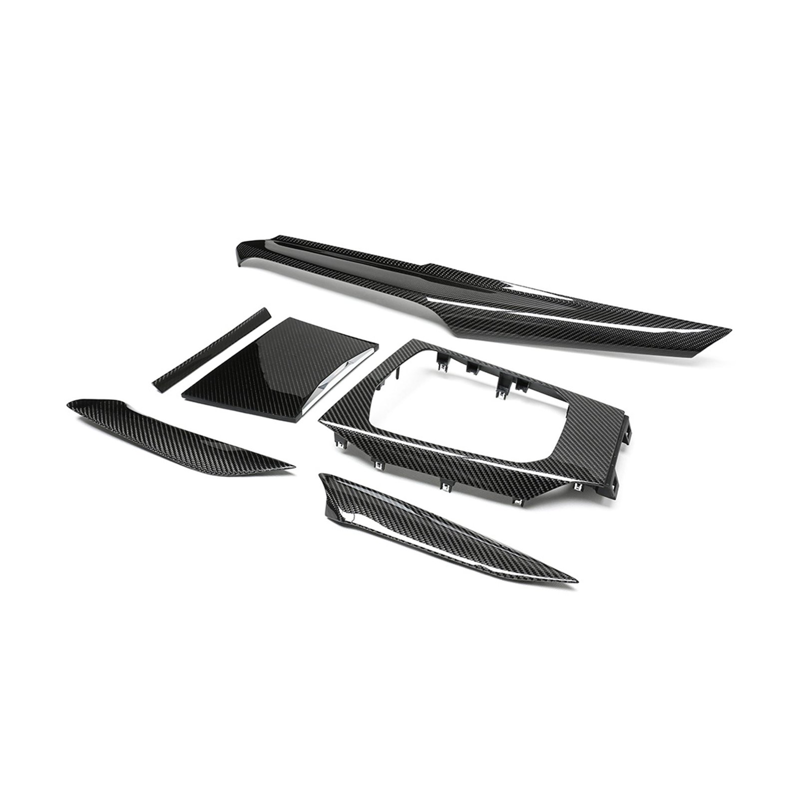 Carbon Fiber Interior Replaceable 6-piece Set - BMW G20 G22 G42 G87 G26 G80 G82 LCI 2023++