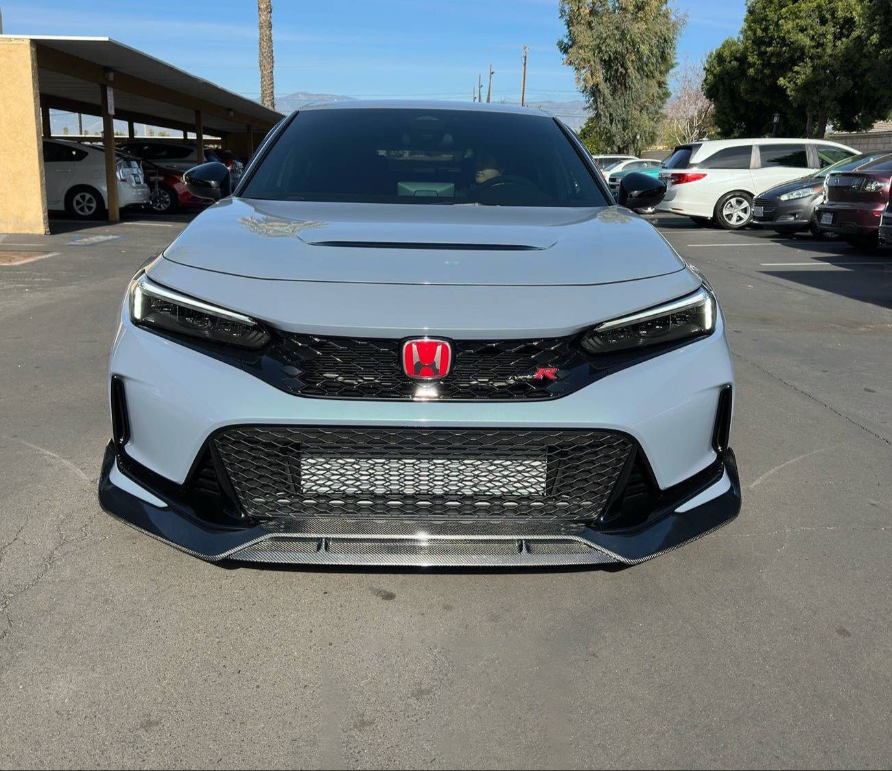 Carbon Fiber A Style Front Splitter Lip - Honda Civic TypeR FL5