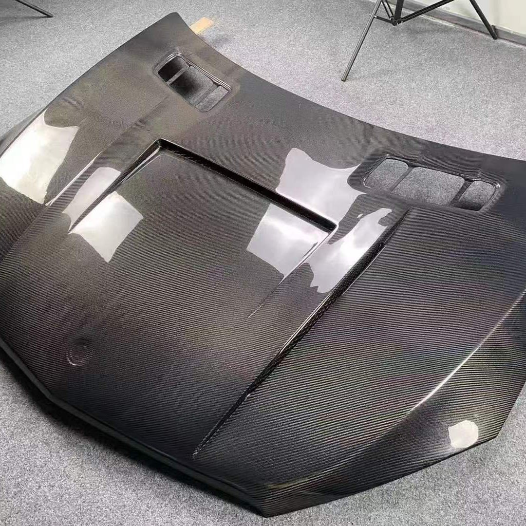 Carbon Fiber Engine Vented Cover Hood Replacement - Mercedes GLE 63s W166 X292 coupe 2015-2019