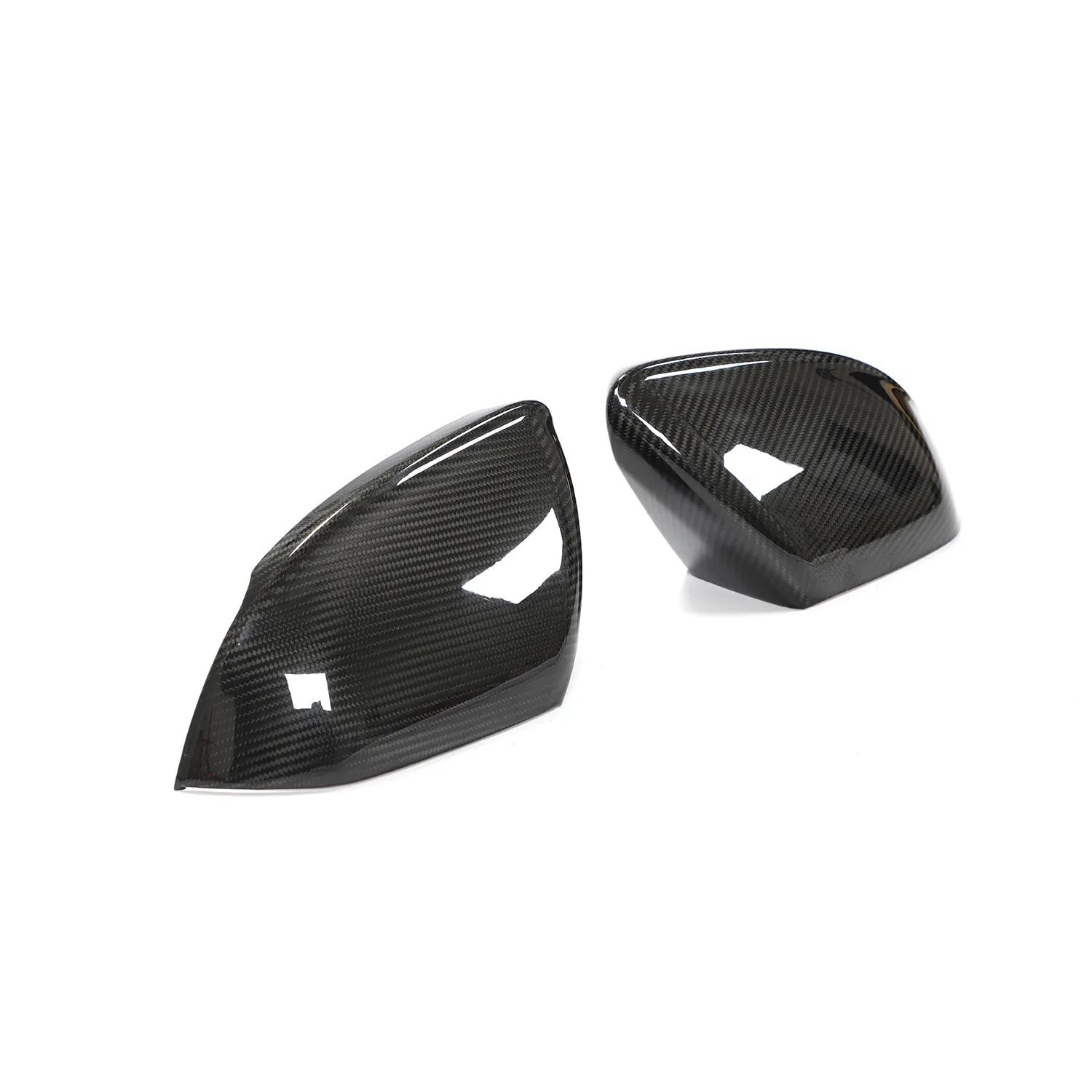 Prepreg Carbon Fiber OEM Style Carbon Fiber Mirror Caps - Audi Q8 RSQ8