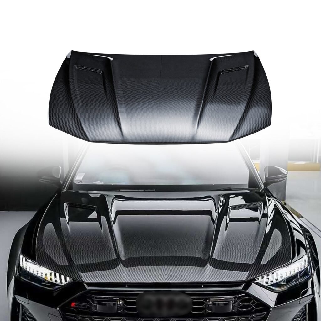 Paktechz Prepreg Carbon Fiber Engine Hood Bonnet - Audi RS6 C8