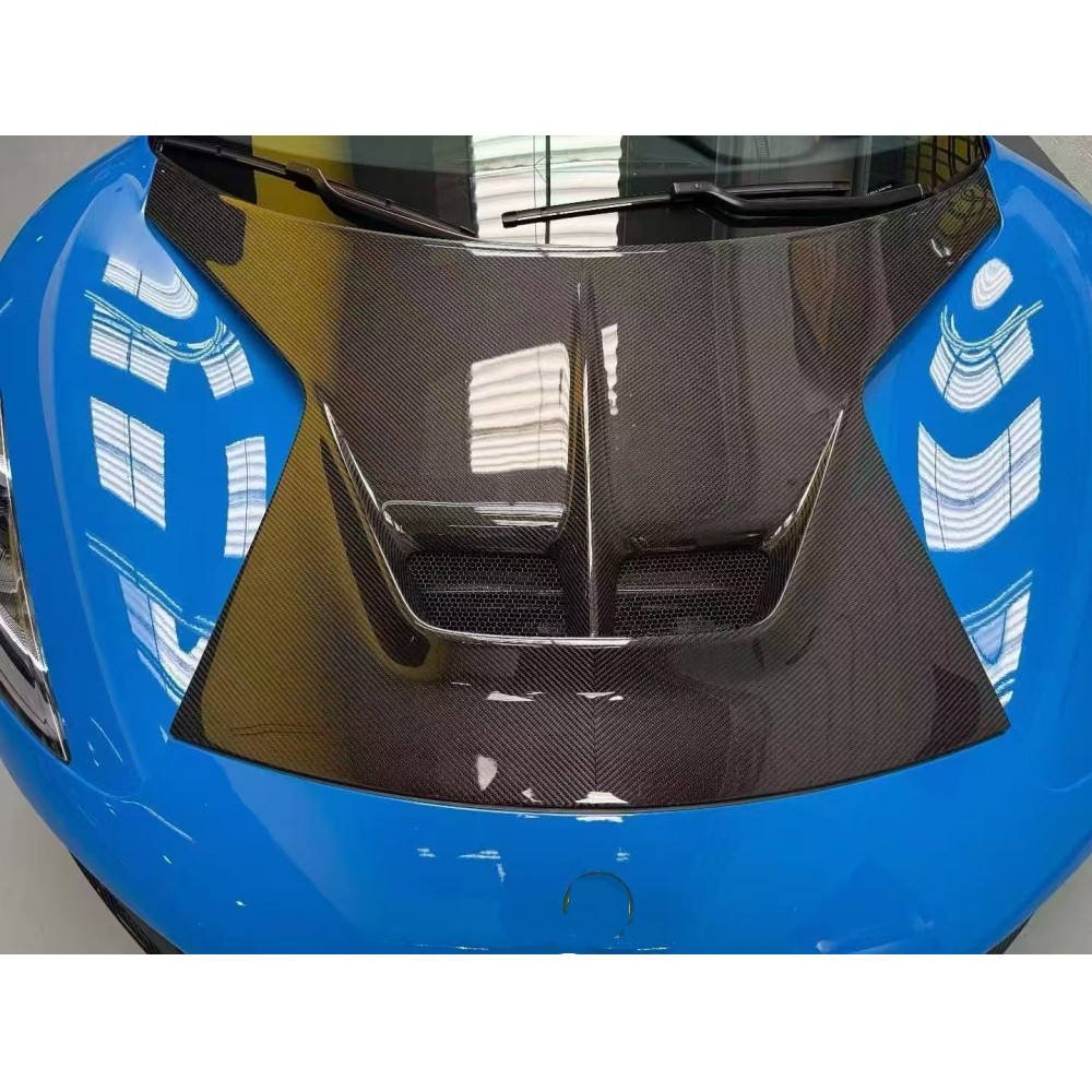 Carbon Fiber V Style Hood Bonnet - Lotus Emira