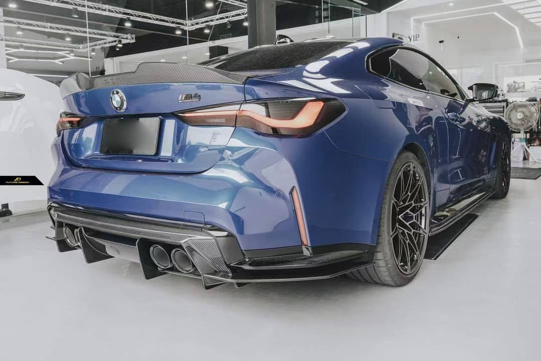 Prepreg Carbon Fiber FD Style Rear Diffuser - BMW G80 M3 G82 M4