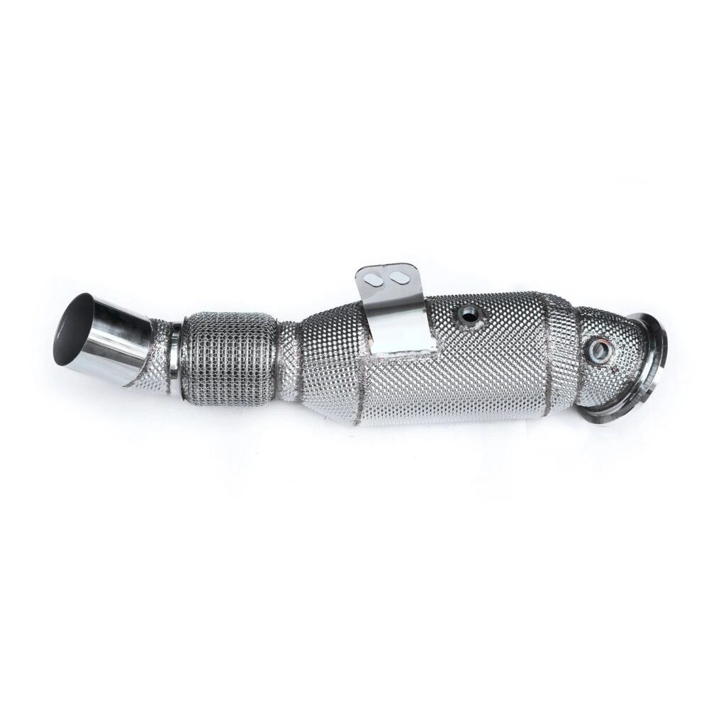 Exhaust System Downpipe w/ heat shield - BMW B58 engine F, G Chassis & Toyota Supra
