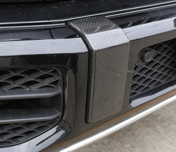 Front Bumper Carbon Fiber Panel Cover - Mercedes-Benz G Class W463 w464 G63