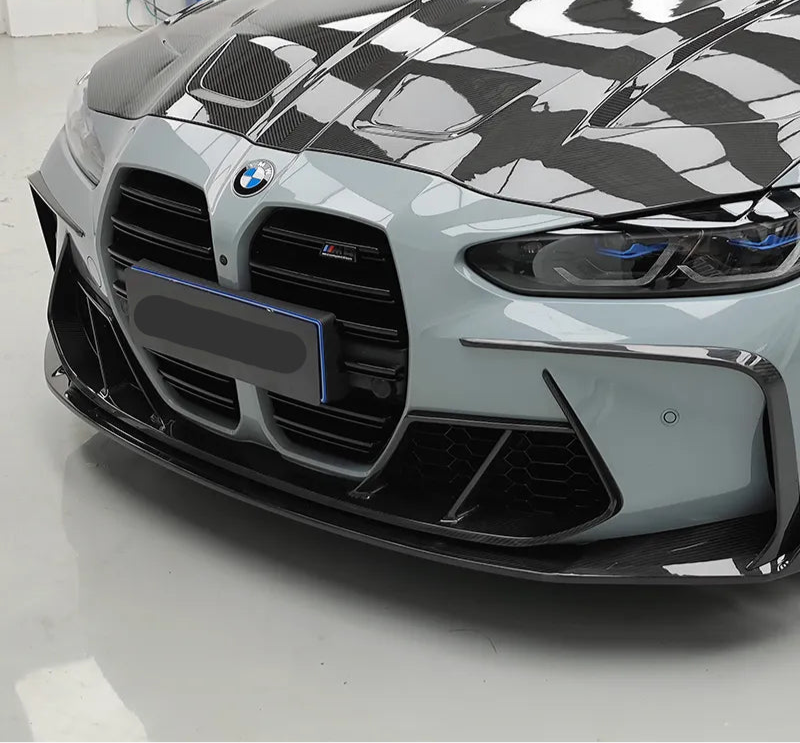 Prepreg Carbon Fiber Paktech Front Lip - BMW M3 G80 M4 G82 G83