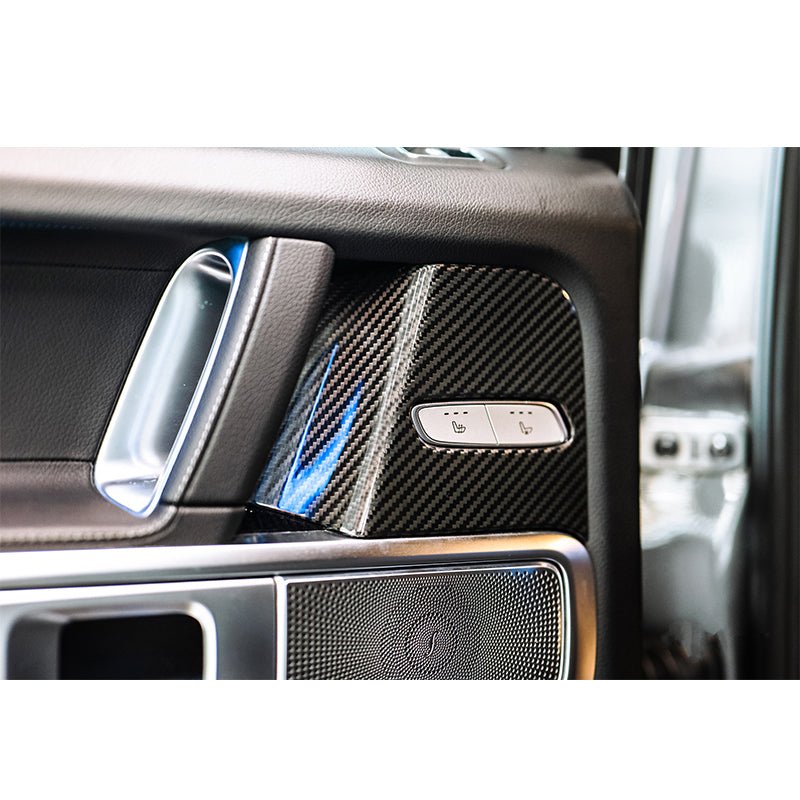 Carbon Fiber Interior Door Panel Seat adjustment Panel cover - Mercedes Benz G Wagon CLASS W464 W463A W465