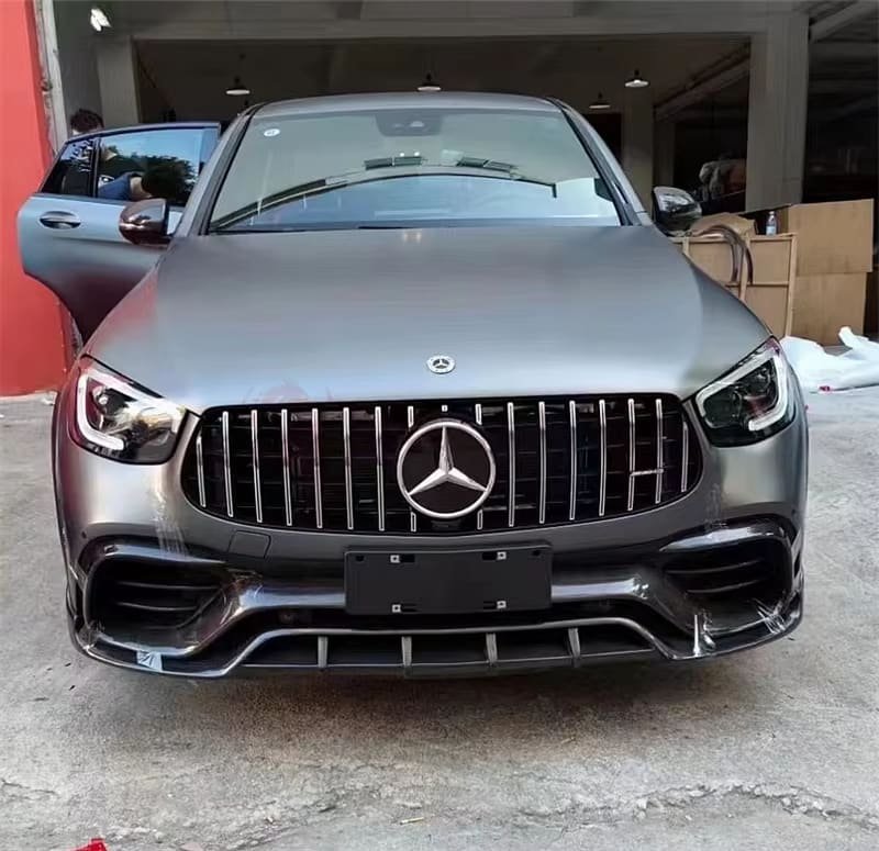 Carbon Fiber Front Lip & Rear Diffuser - MERCEDES BENZ GLC63s GLC43AMG GLC SUV X253