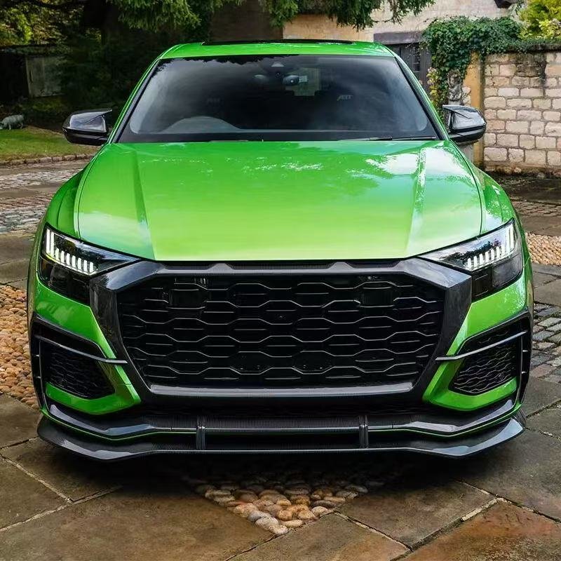 Carbon Fiber Front Lip Splitter for Audi RSQ8 Sport 2019-2023 - product detail 6