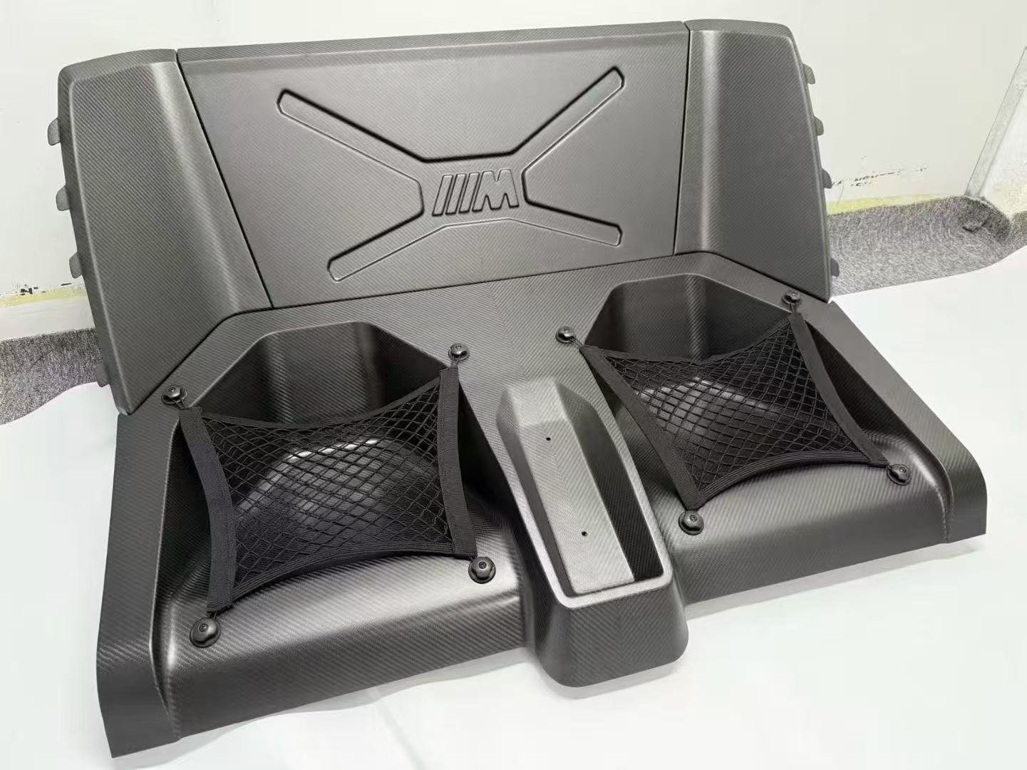 BMW G80 M3 G82/G83 M4 Carbon Fiber Rear Back Seat Delete Kit