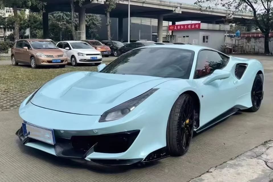 488 Pista Style Carbon Fiber Full Conversion Kit - Ferrari 488