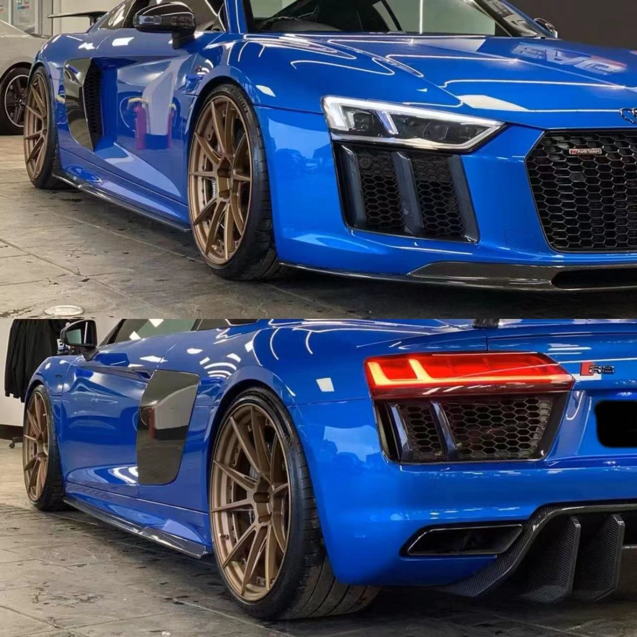 Full Carbon Fiber V-Style R8 Aero Kit - Audi R8 2017-2019 - 图片 17
