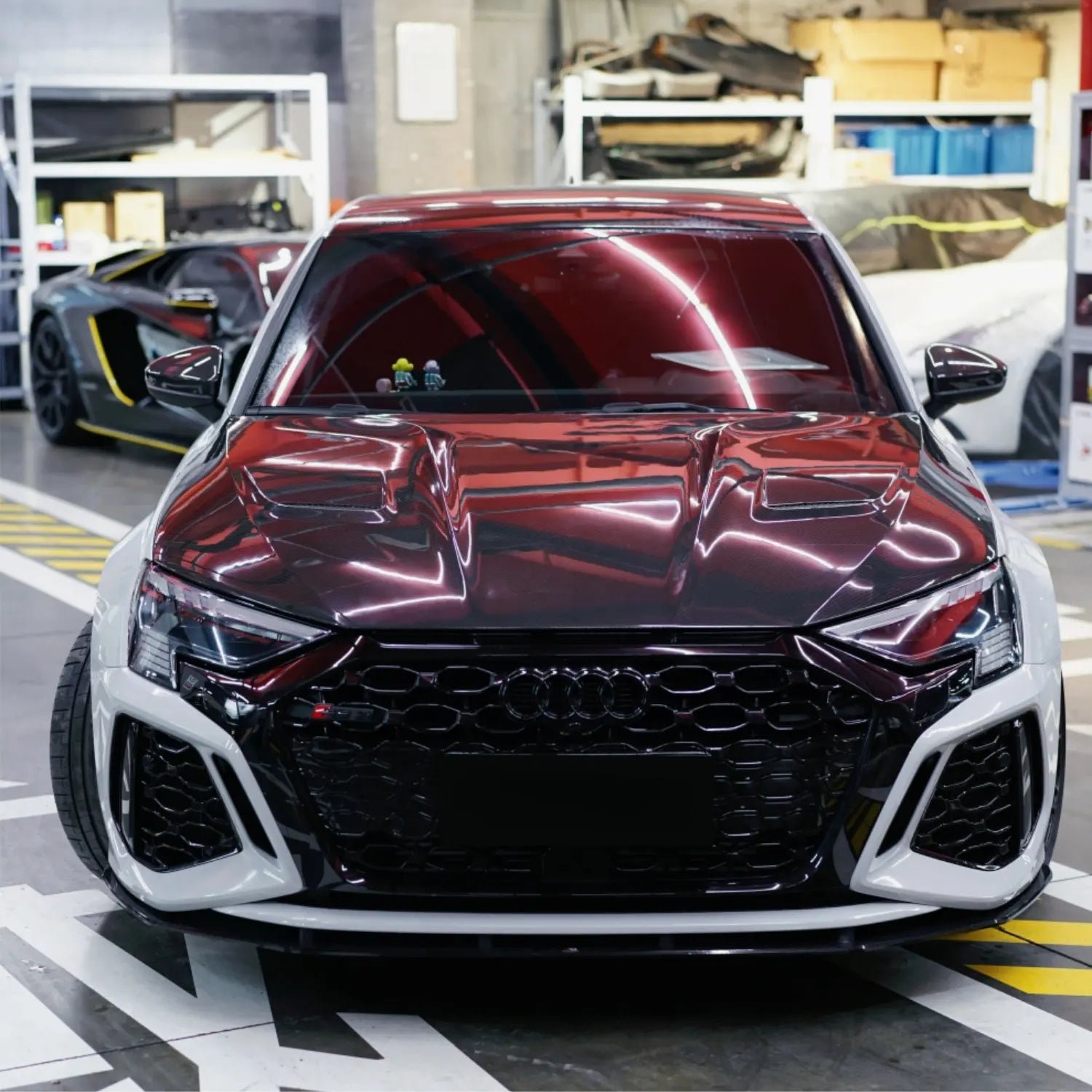 dry carbon fiber Engine hood - Audi RS3 (8Y) - 图片 3